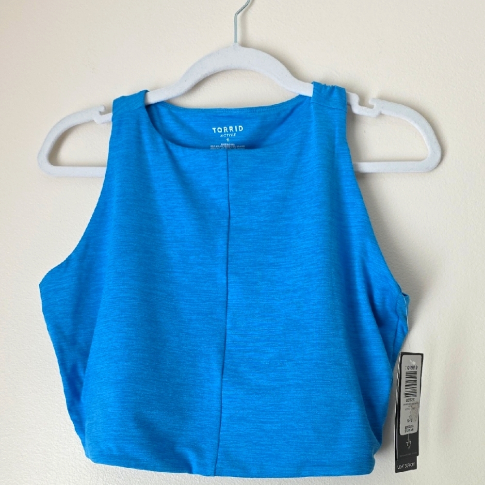 Torrid Blue active sports bra tank 1X 14/16